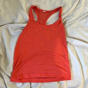 Lululemon hot pink running tank size small